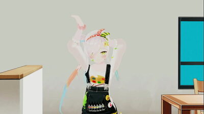 Airani Lofifteen Hentai Hololive Vtuber Undress Dance Cupid Song MMD 3D Yellow Eyes (CLIP)
