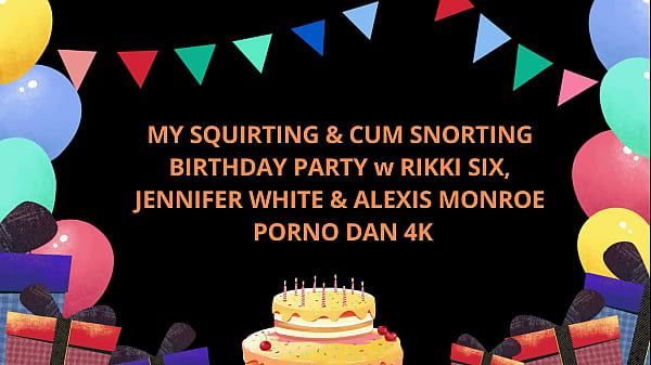 Birthday Boy Dan Kicks Off Orgy With Alexis Monroe & Jennifer White!