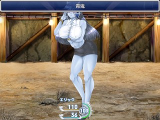 【#02 エロゲー 淫闘ダンジョン(体験版)実況】爆乳女武闘家におっぱいで誘惑され射精してしまったり、爆乳女鬼人にフェラで口内射精してしまっったり・・