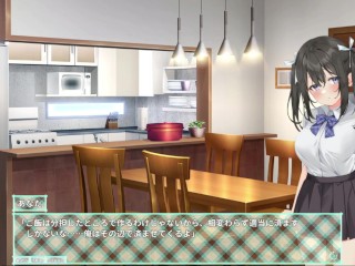 【アニメーションエロゲー実況(体験版)】letnie’stra -あなたと過ごすひと夏の- 爆乳J〇のおっぱい揉んでフェラしてもらって・・(モーションアニメ同人エロゲー Hentai game)