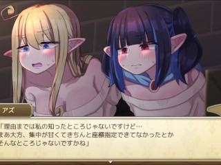 【エロゲ実況(体験版)】#01 無気力天使ちゃんは性活学科の単位が足りない…。 ダウナー系金髪巨乳天使と真面目天使が壁尻状態で尻を揉まれて・・・(RPG人気神同人エロゲー Hentai game)