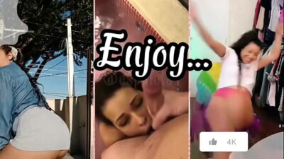 Morena gostosa rebolando com a buceta de fora