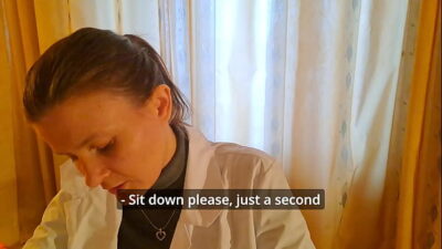 Young russian doctor gave me a blowjob at the appointment! (ASMR POV)