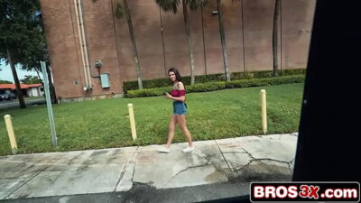 Watch This Hot Brunette Teen Cheat and Get Covered for Cash