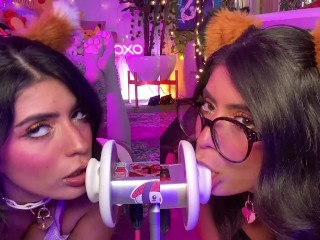 Duo Cats Layered Biaural Ear Licks Meow ARA ARA – CorneliustheCat ASMR