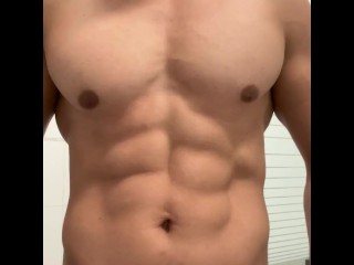 Getting ready to shower