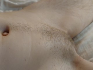HAIRY LEGS AND PUSSY CLOSE UP, LONG BLACK HAIR