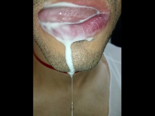 I LOVE CUM IN THE MOUTH, TONGUE, BIG AND POWERFUL PENIS, SLOOPY, KISS