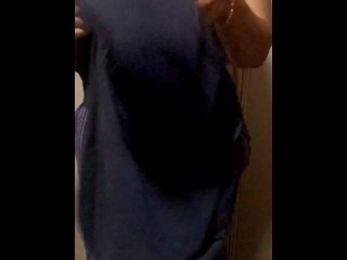 Indian wife changing the clothes