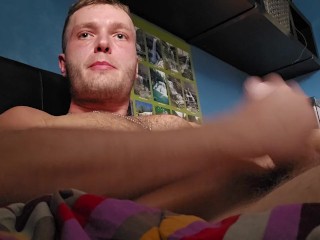 JERKING MY HUGE COCK WHILE IN PURE ECSTACY