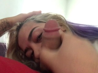 Left work early to swallow some of daddy’s cum