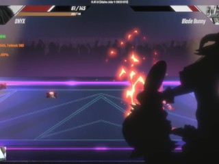 Pure Onyx – naked goth fighting sexy futanari bunny girls