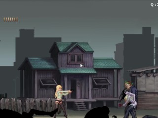 Sendo Fudida por zombies e Vários Insetos – Game 2D parassite in City Part 1