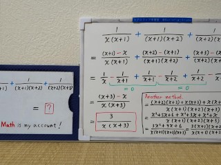 1/x-1/(x+1)-1/(x+2)+1/(x+3).[JapanMath](lesbian)