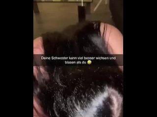18 Jahre alte Freundin fickt mit dem Freund Ihrer Schwester ohne Kondom über Snapchat Sexting