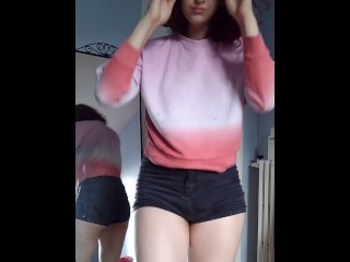 Adorable trans-girl Melody shares her mind, body and hole with you ~  she’s a slut for Ass to mouth