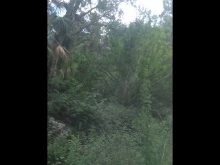 As I was walking and hiking a trail I started to suck guys dick and got caught