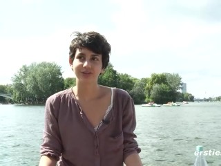 Ersties – Adorable Anais Plays With Her Hairy Pussy in the Middle of a Lake