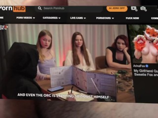 Forrest Porn Adventure Masturbation for Demon Kitty, Sweetie Fox, Diana Rider, ArinaFox