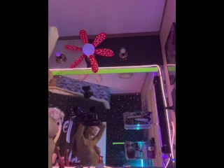 Fucking a friend of his again while being recorded .