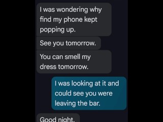 “Happy Father’s Day”-Real Cheating Wife texts hubby bragging about fucking guy from bar Sat. night