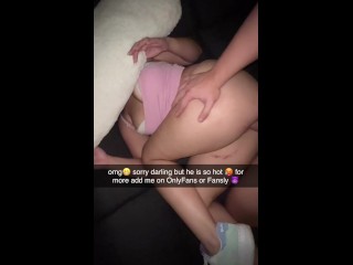 I fuck my fitness trainer and send it to my tiny boyfriend on Snapchat how hot I’m cheating