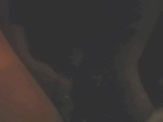 Inserting a wine bottle inside her at night in the park