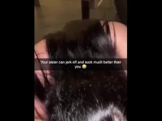 Intense Snapchat Sexting: 18-Year-Old Girlfriend Goes Raw with Sister’s Boyfriend Cheating