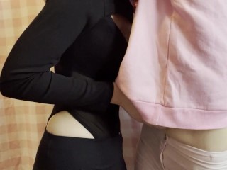 real lesbians make out || cute lesbian romance and intimacy