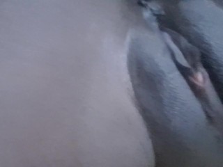 Watch me play with my sensitive clit till I became wet