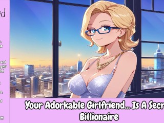 Your Adorkable Girlfriend… is a Secret Billionaire!? – Erotic Audio For Men