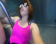 Underwater Scuba Swimsuit Swimming Pool pink