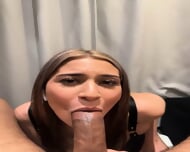 Arab Girl Enjoys Sucking Big Fat Dick