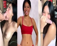 Petite Asian American Slut Sucking Off Dirty Old Man